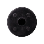 M5.5 Black Nylon Screw Grommet, 9mmx9mm Square Hole, 20mm Head