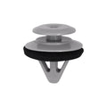 12mmx13mm Gray Nylon Double Head Christmas Tree Retainer, 18.5mm Head