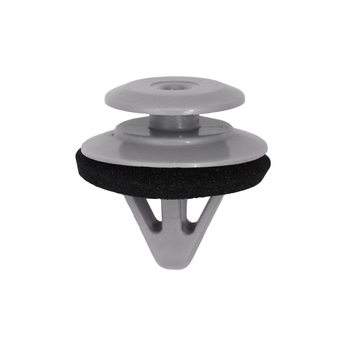 12mmx13mm Gray Nylon Double Head Christmas Tree Retainer, 18.5mm Head