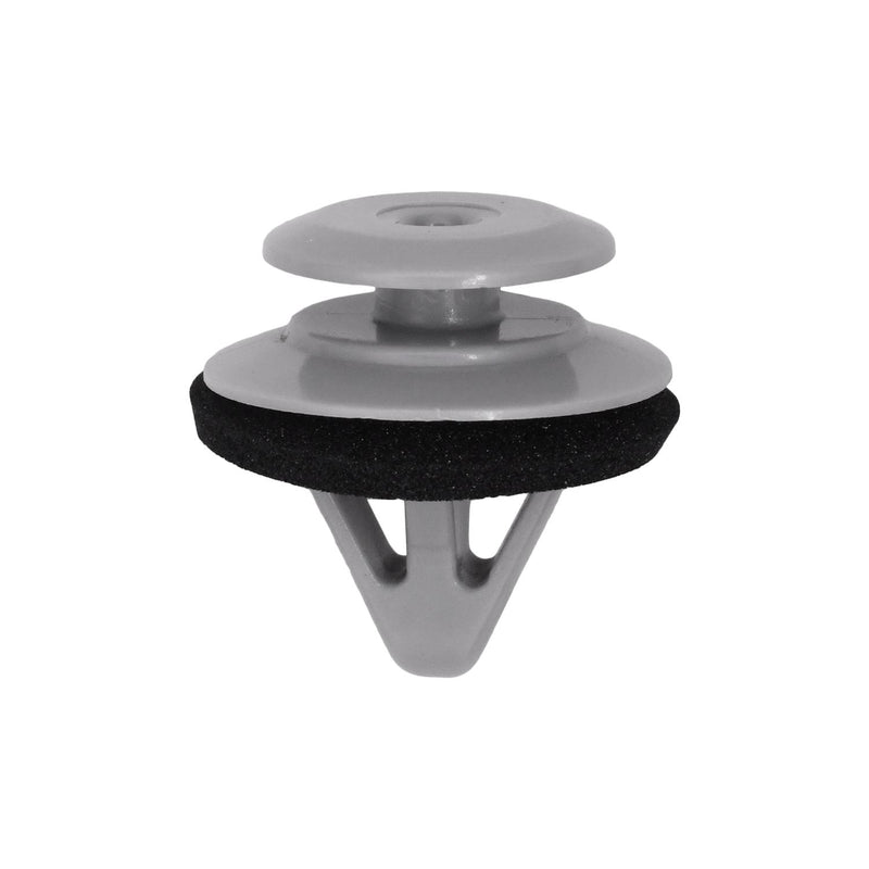 12mmx13mm Gray Nylon Double Head Christmas Tree Retainer, 18.5mm Head
