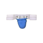 35mm White Nylon Molding Clip, 22mm Width