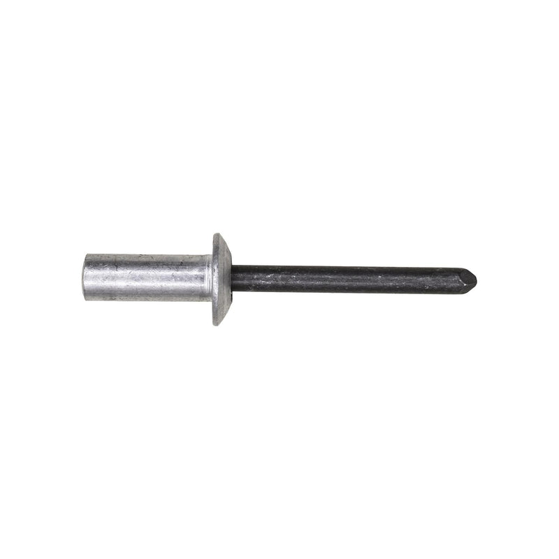 1/4" Closed End Rivet, 1/4"-3/8" Grip, Aluminum Body, Steel Mandrel