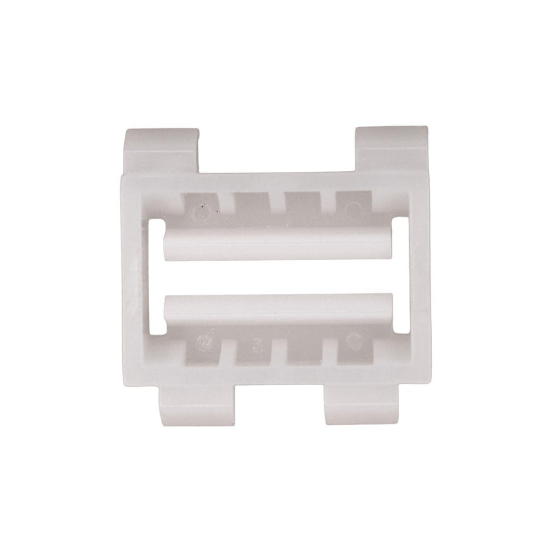 23mm White Nylon Molding Clip