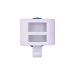 17mm White Nylon Molding Clip