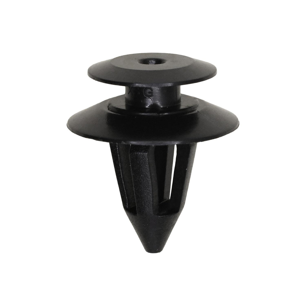 9mmx14mm Black Nylon Double Head Christmas Tree Retainer, 18mm Head