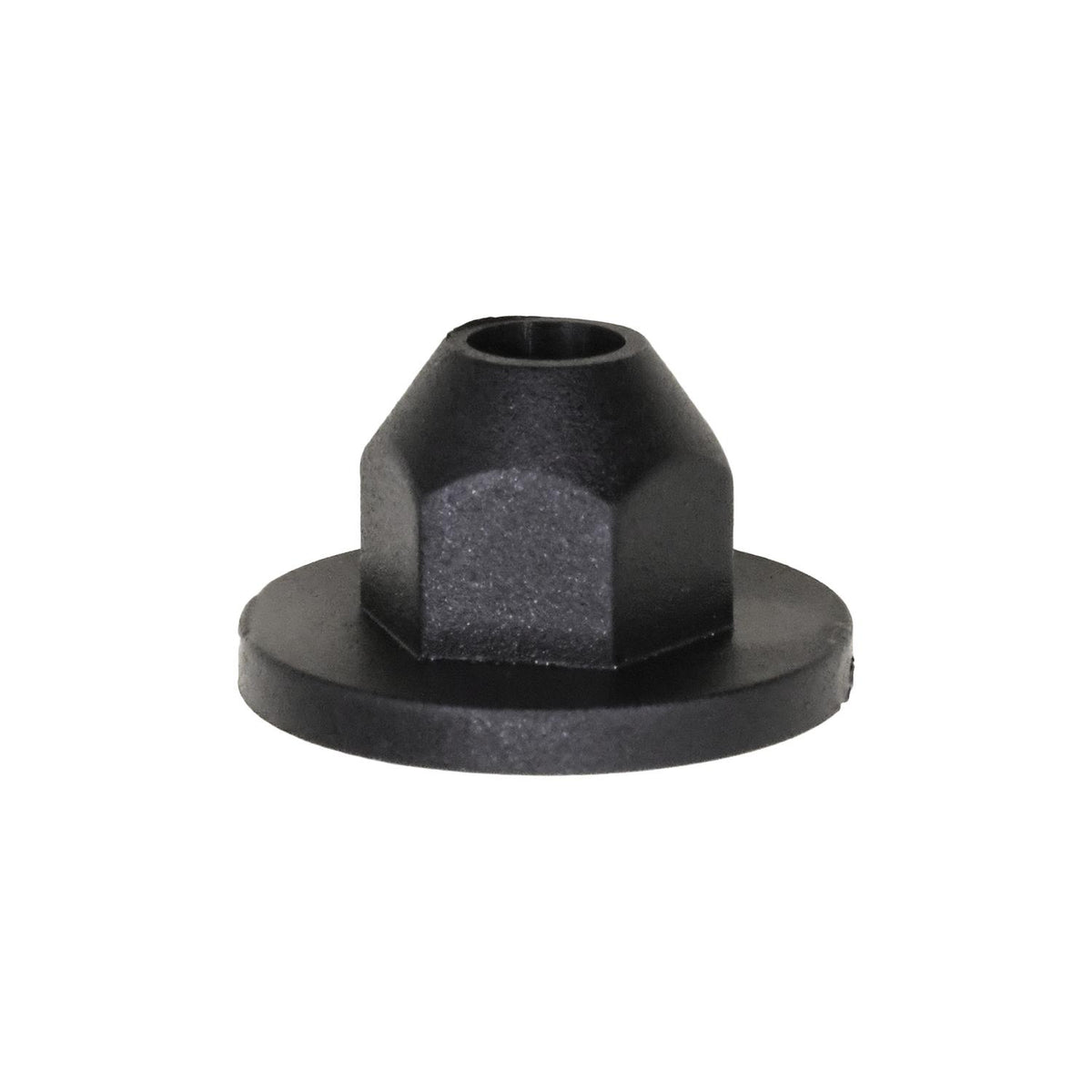 Black Nylon Molding Nut, 10.5mm Overall Height