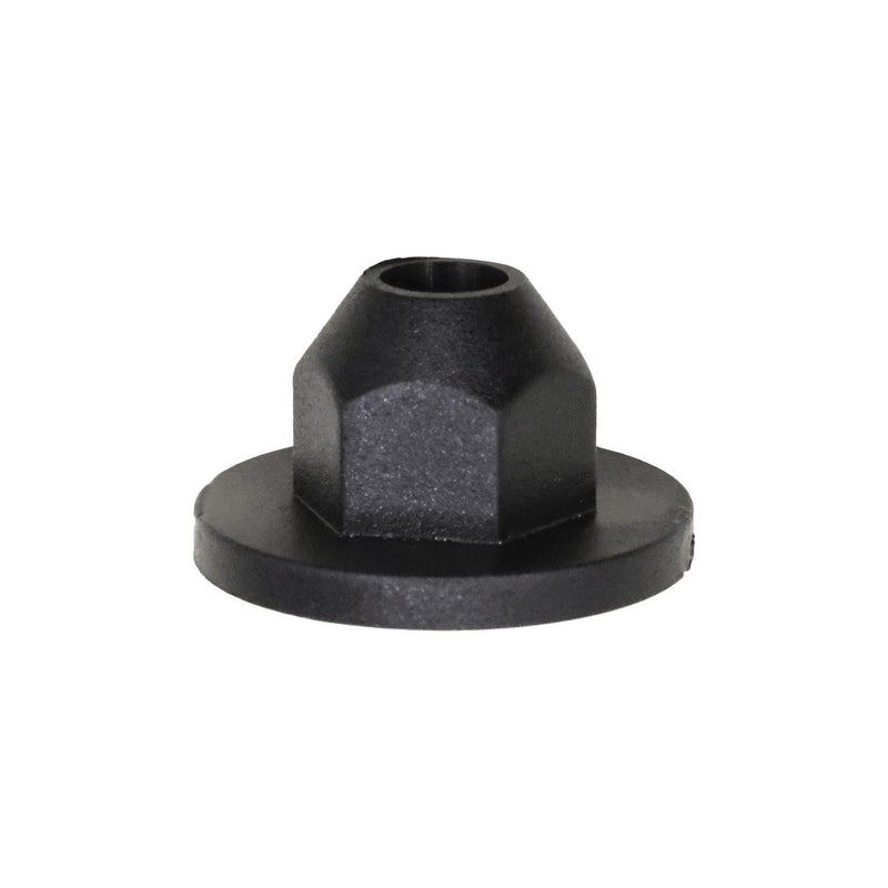 Black Nylon Molding Nut, 10.5mm Overall Height