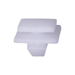 9mm White Nylon Molding Clip, 10mm X 15mm