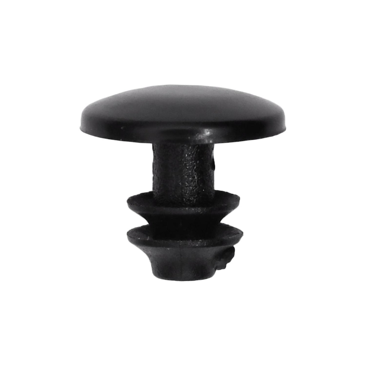 5.5mmx7mm Black Nylon Single Head Christmas Tree Retainer, 10mm Head