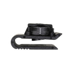 M6-1.0 Black Nylon U-Type Nut, Panel 4mmMax.