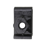 M6-1.0 Black Nylon U-Type Nut, Panel 4mmMax.