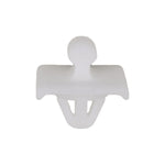 7mm White Nylon Molding Clip