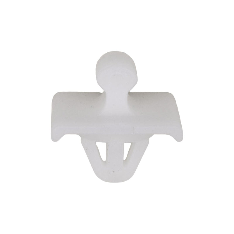 7mm White Nylon Molding Clip