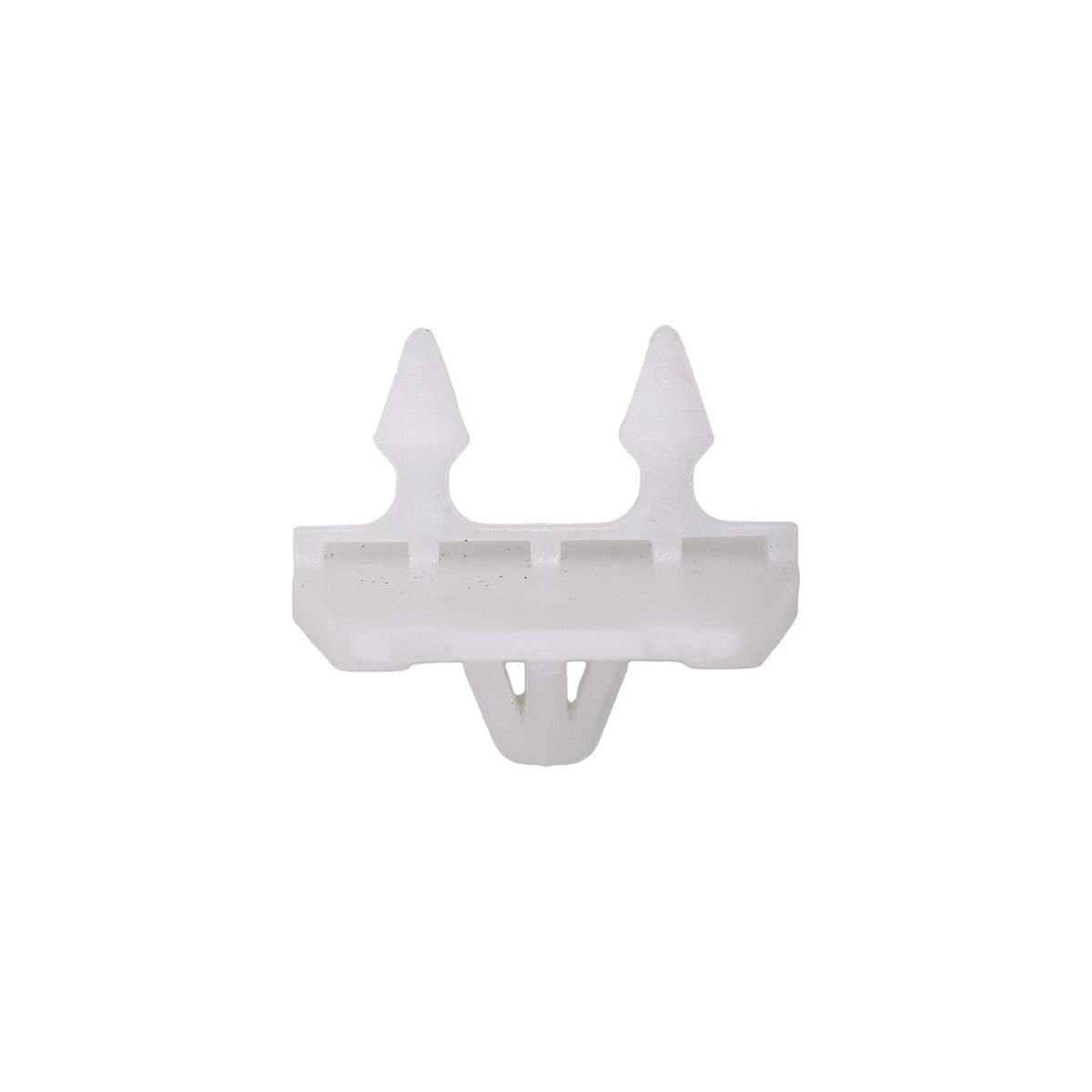 25mm White Nylon Molding Clip, 18.5mm Width