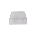 25mm White Nylon Molding Clip, 18.5mm Width