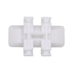 48mm White Nylon Molding Clip