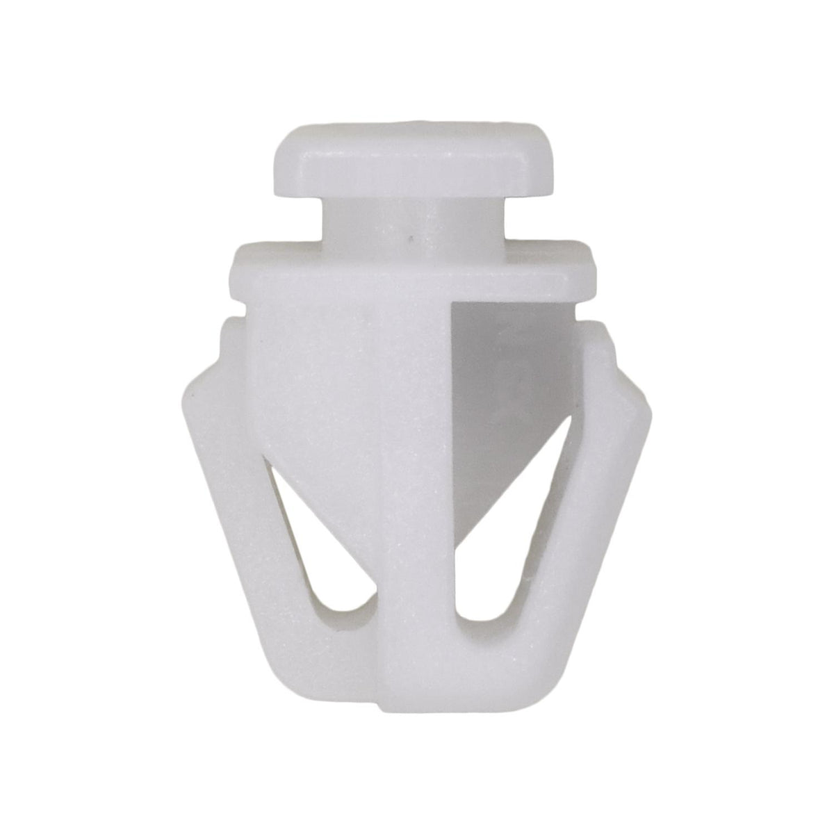 White Nylon Molding Clip, 7.5mmx10mm Top Head Size