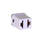White Low Profile 25Amp Fuse, 25 Amp