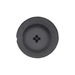 9mmx9mmx13mm Black Screw-Type Retainer with Open End, 24mm Head