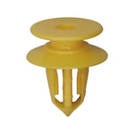 9mmx14mm Yellow Nylon Double Head Christmas Tree Retainer, 17mm Head