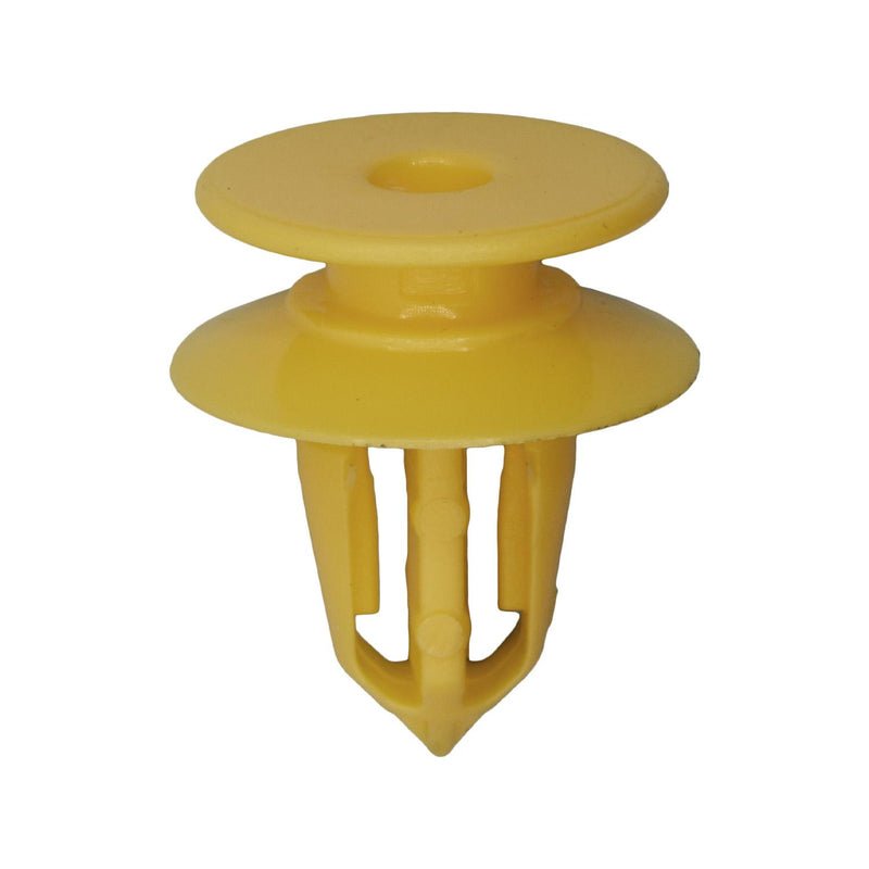 9mmx14mm Yellow Nylon Double Head Christmas Tree Retainer, 17mm Head