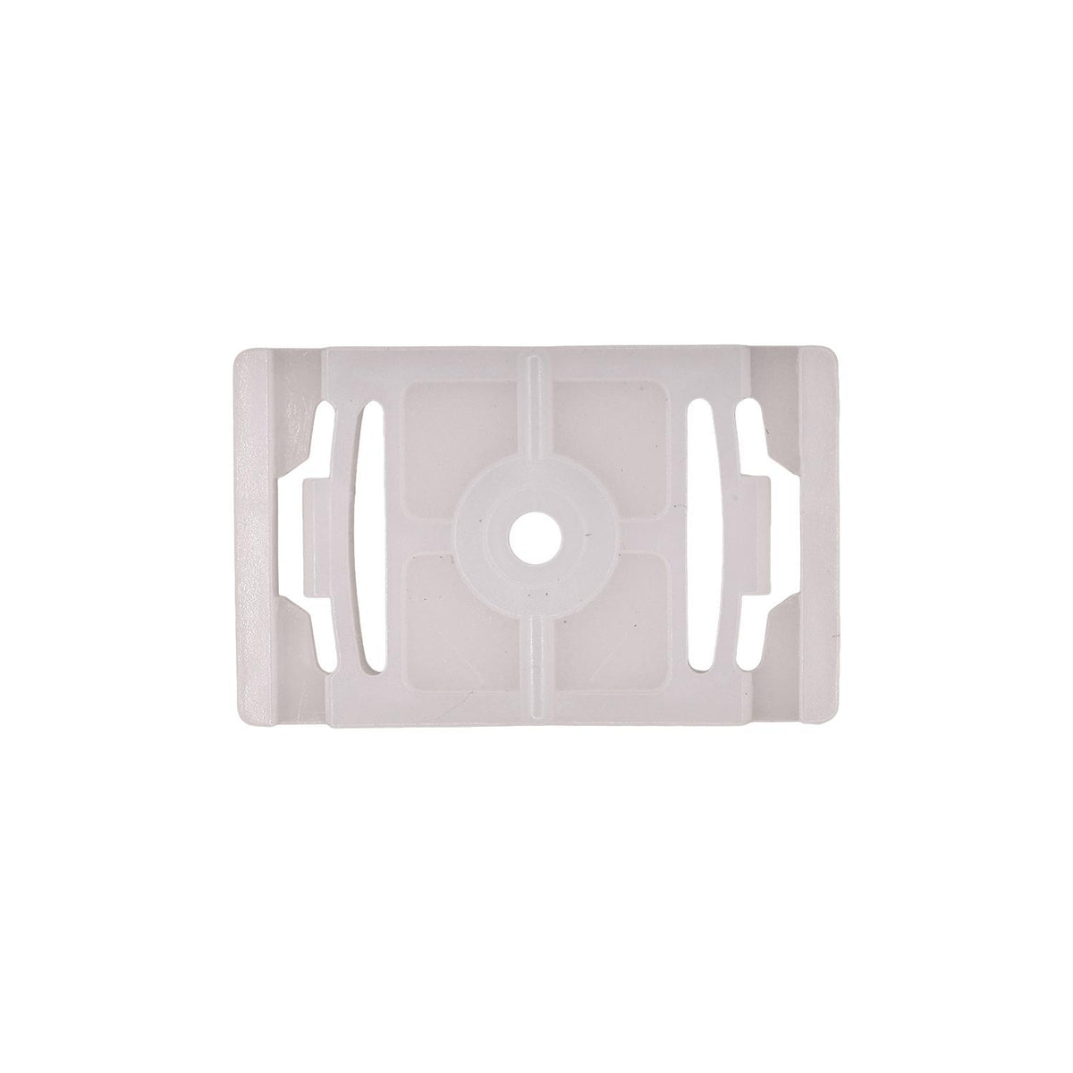 35mm White Nylon Molding Clip, 22mm Width