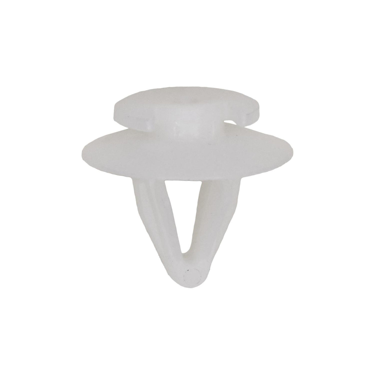 9.5mmx12mm White Nylon Double Head Christmas Tree Retainer, 18mm Head