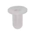 7mm Stud White Nylon Tubular Type Nut