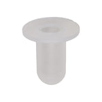 7mm Stud White Nylon Tubular Type Nut