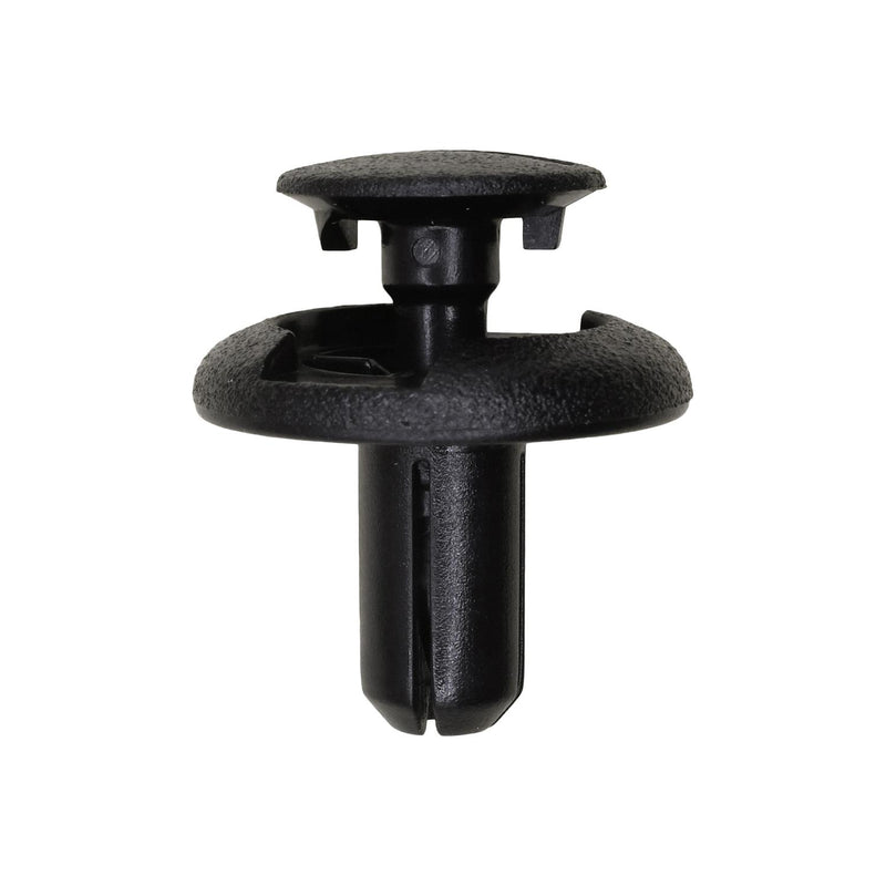 7mmx12mm Black Screw-Type Retainer with Open End, 20mm Head, Slotted