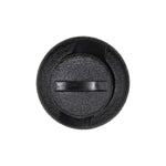 7mmx12mm Black Screw-Type Retainer with Open End, 20mm Head, Slotted