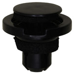 11mmx12mm Black Push-Type Retainer with Drive Pin, 25mm Head