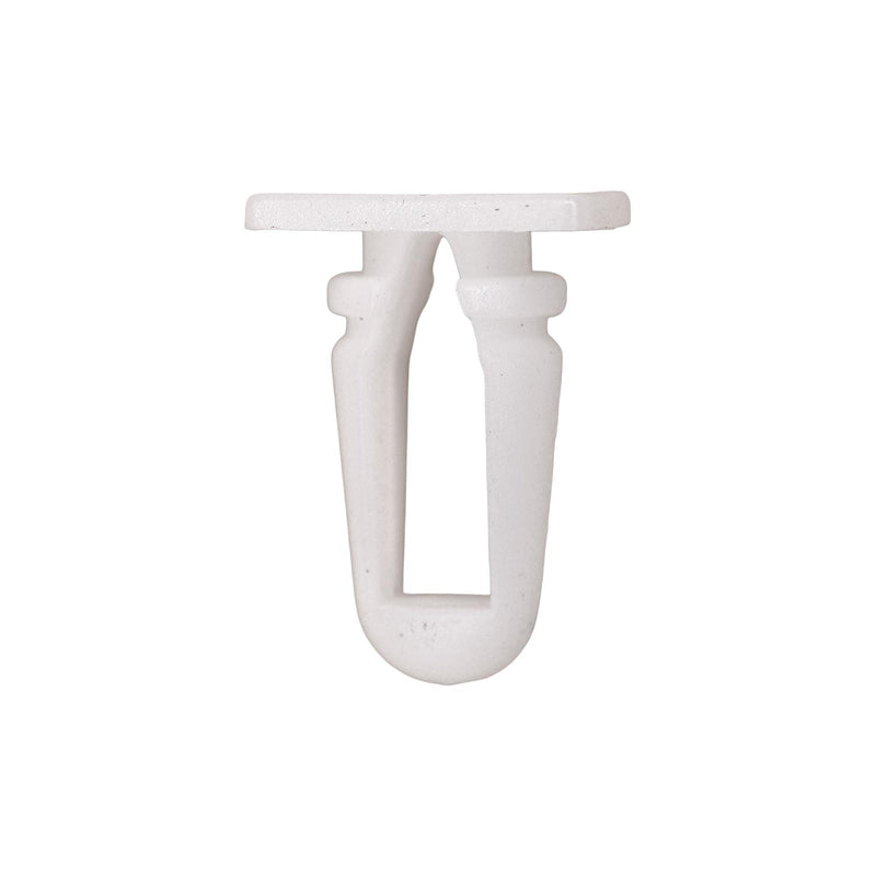 10mmx19mm White Nylon Molding Clip