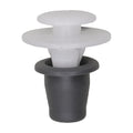 10mmx16mm White Nylon Retainer, 18mm Head