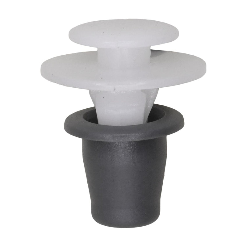 10mmx16mm White Nylon Retainer, 18mm Head