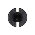 M4.8 Black Nylon Screw Grommet, 12mm Head