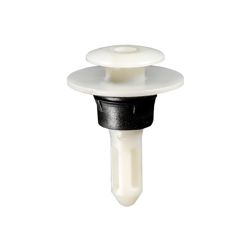 10mmx20mm White Nylon Double Head Christmas Tree Retainer, 18mm Head