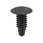 6mmx15mm Black Nylon Single Head Christmas Tree Retainer, 12mm Head