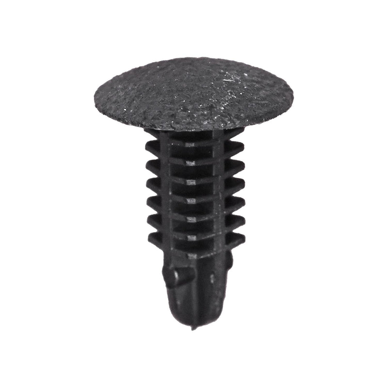 6mmx15mm Black Nylon Single Head Christmas Tree Retainer, 12mm Head