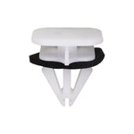 9mmx15mm White Nylon Molding Clip with Sealer