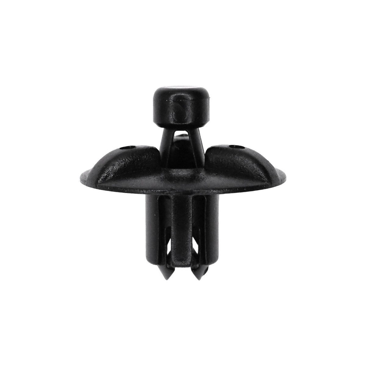 7mmx9mm Black Push-Type Retainer with Drive Pin, 19mm Head