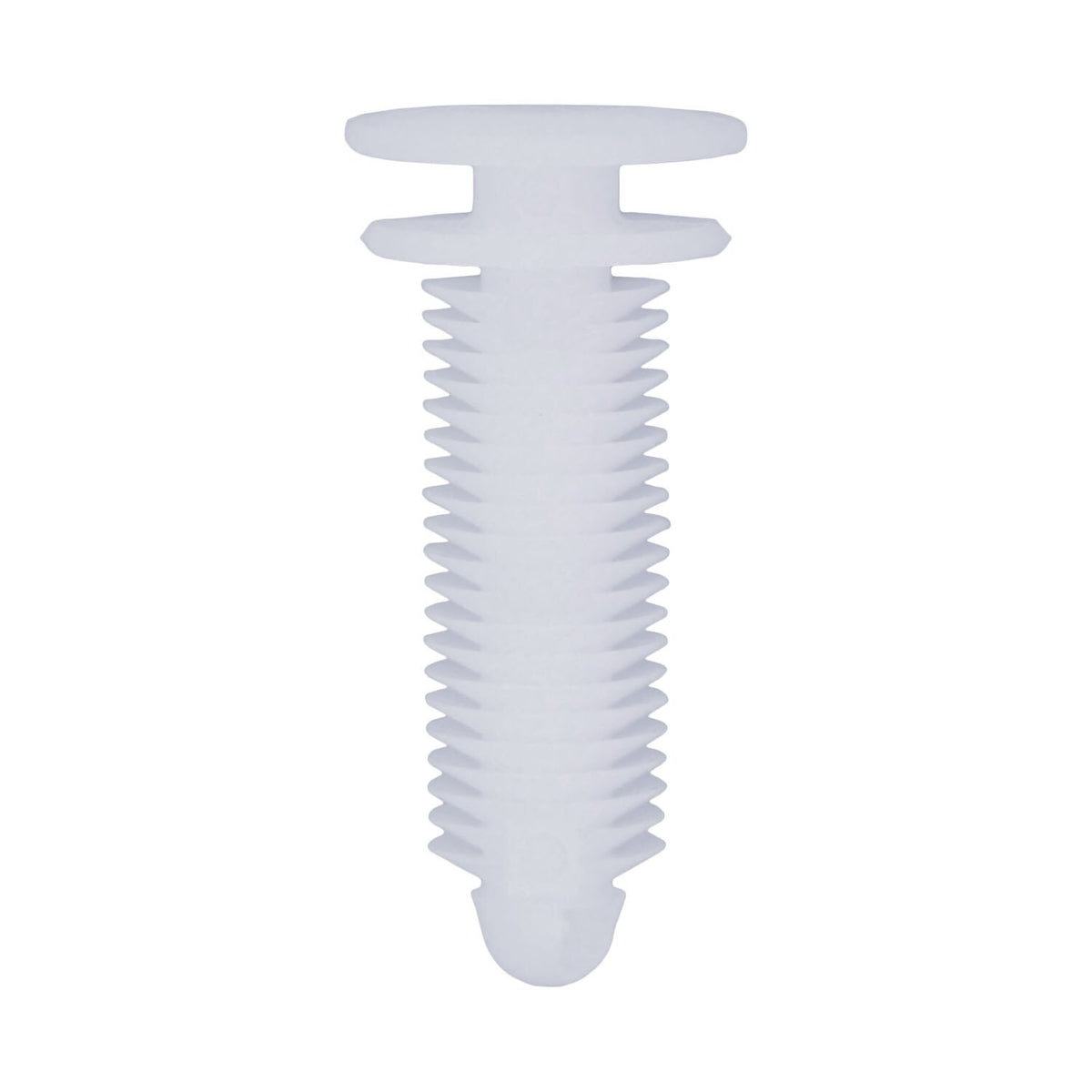 8mmx25mm White Nylon Double Head Christmas Tree Retainer, 12mm Head