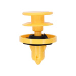 26mm Yellow Nylon Retainer & Grommet Set Door Panel, 19.5mm Head