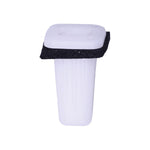 M3.5 White Nylon Screw Grommet with Sealer, 7mm Square Hole, 10mmx10mm Head