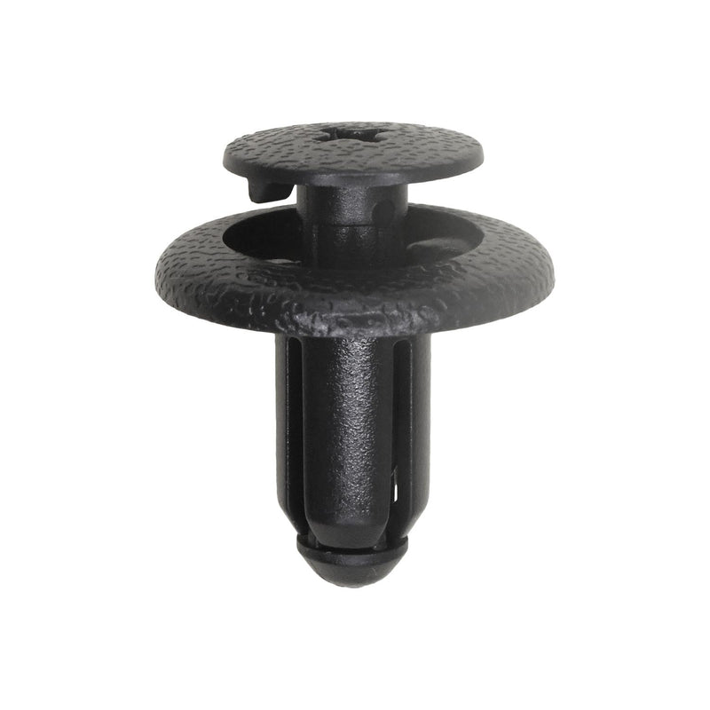 8mmx15mm Black Screw-Type Retainer with Open End, 20mm Head