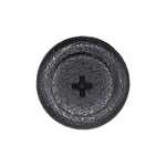 8mmx15mm Black Screw-Type Retainer with Open End, 20mm Head