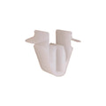 White Nylon Molding Clip, 14mm Overall Height