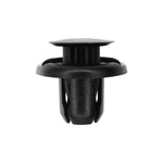 9mmx10mm Black Nylon Push-Type Retainer with Drive Pin, 18mm Head
