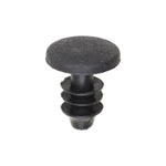 6mmx10mm Black Nylon Single Head Weatherstrip Christmas Tree Retainer, 10mm Head