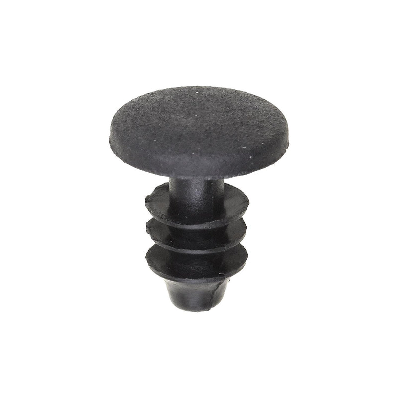 6mmx10mm Black Nylon Single Head Weatherstrip Christmas Tree Retainer, 10mm Head
